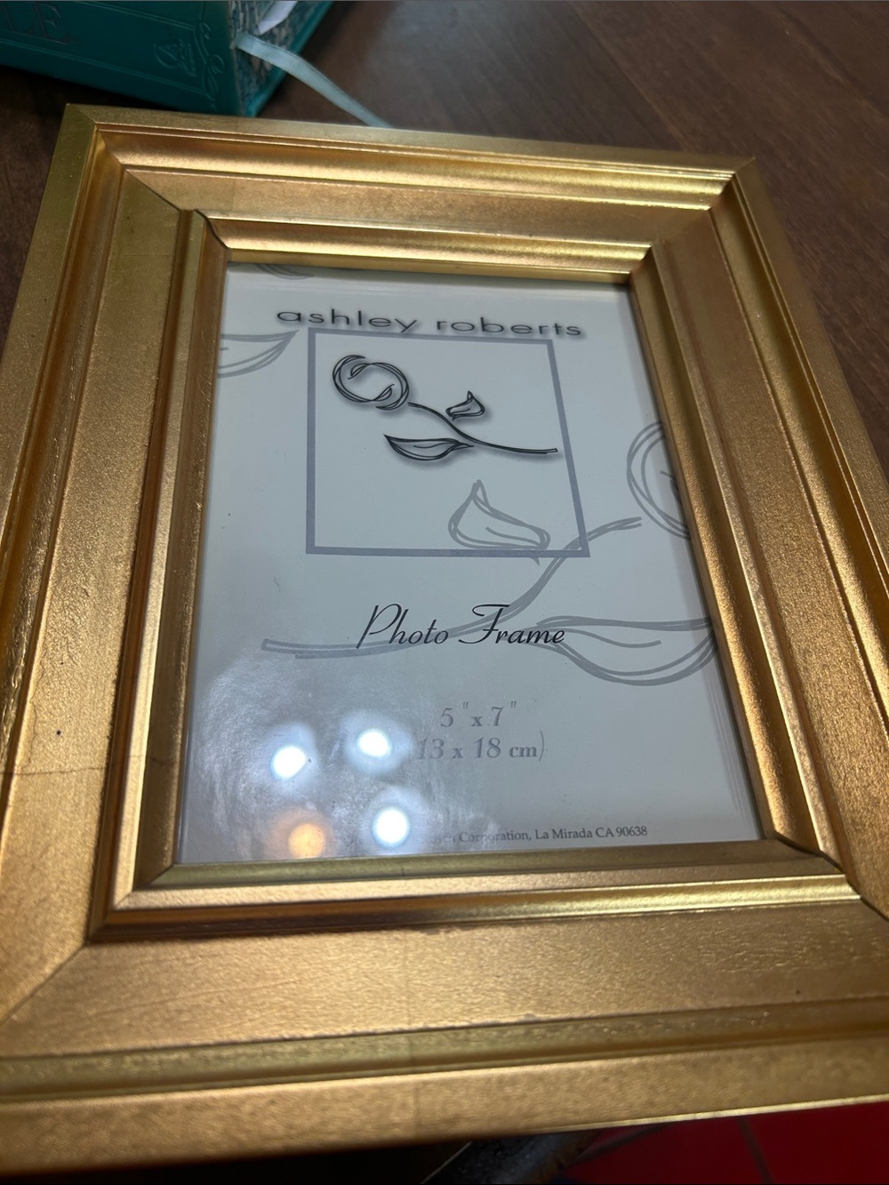 Ashley Roberts Gold Photo Frame - Classic 5x7 Accent Frame